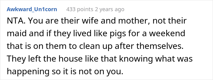 Mother Sets An Ultimatum To Her Family After They Refuse To Help Her Do The Chores, Gets Slammed For This Mother Sets An Ultimatum To Her Family After They Refuse To Help Her Do The Chores, Gets Slammed For This