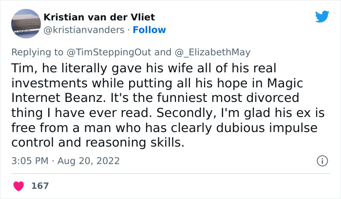 Folks Online Are Cracking Up At This Man For Choosing Crypto Assets Over The House In His Divorce Folks Online Are Cracking Up At This Man For Choosing Crypto Assets Over The House In His Divorce