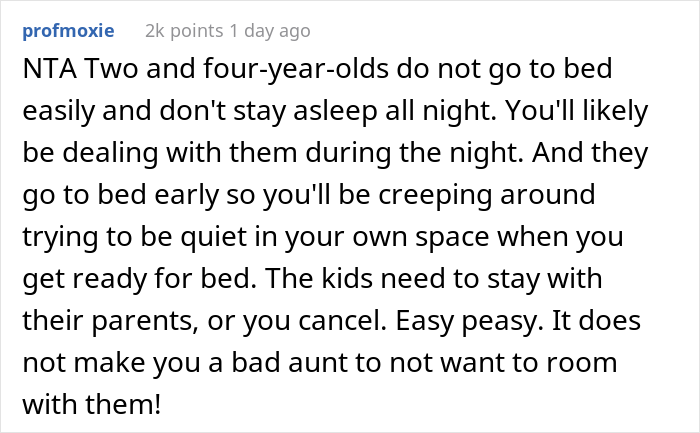 &ldquo;[Would I Be The Jerk] If I Cancelled My Vacation Ticket Because My Family Wants Me To Share A Room With My Nieces?&rdquo;