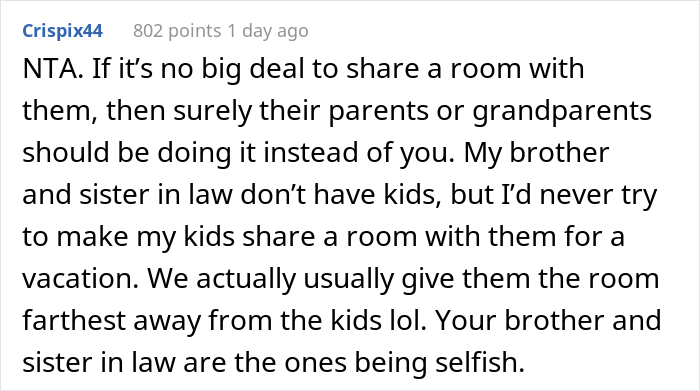 &ldquo;[Would I Be The Jerk] If I Cancelled My Vacation Ticket Because My Family Wants Me To Share A Room With My Nieces?&rdquo;