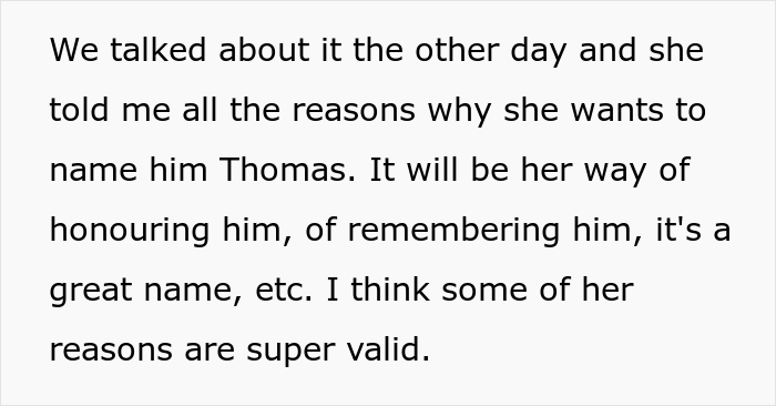 “[Am I A Jerk] For Telling My Wife I Don’t Want To Name Our Child After Her Late Husband?”