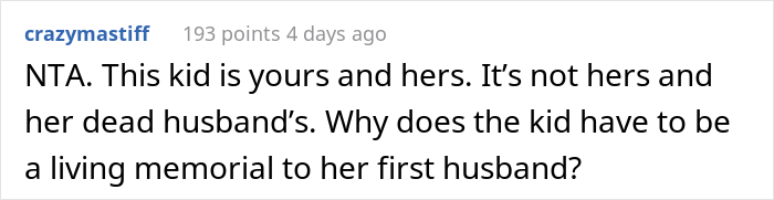 “[Am I A Jerk] For Telling My Wife I Don’t Want To Name Our Child After Her Late Husband?”
