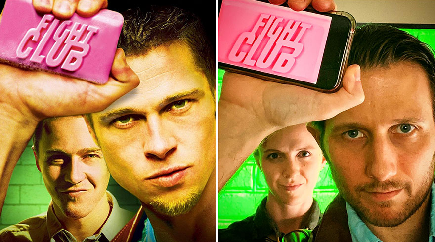 My Husband And I Spent Our Time In Lockdown Recreating Iconic Scenes From 36 Famous Movies And TV Series My Husband And I Spent Our Time In Lockdown Recreating Iconic Scenes From 36 Famous Movies And TV Series