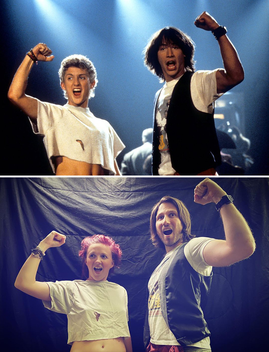 My Husband And I Spent Our Time In Lockdown Recreating Iconic Scenes From 36 Famous Movies And TV Series My Husband And I Spent Our Time In Lockdown Recreating Iconic Scenes From 36 Famous Movies And TV Series