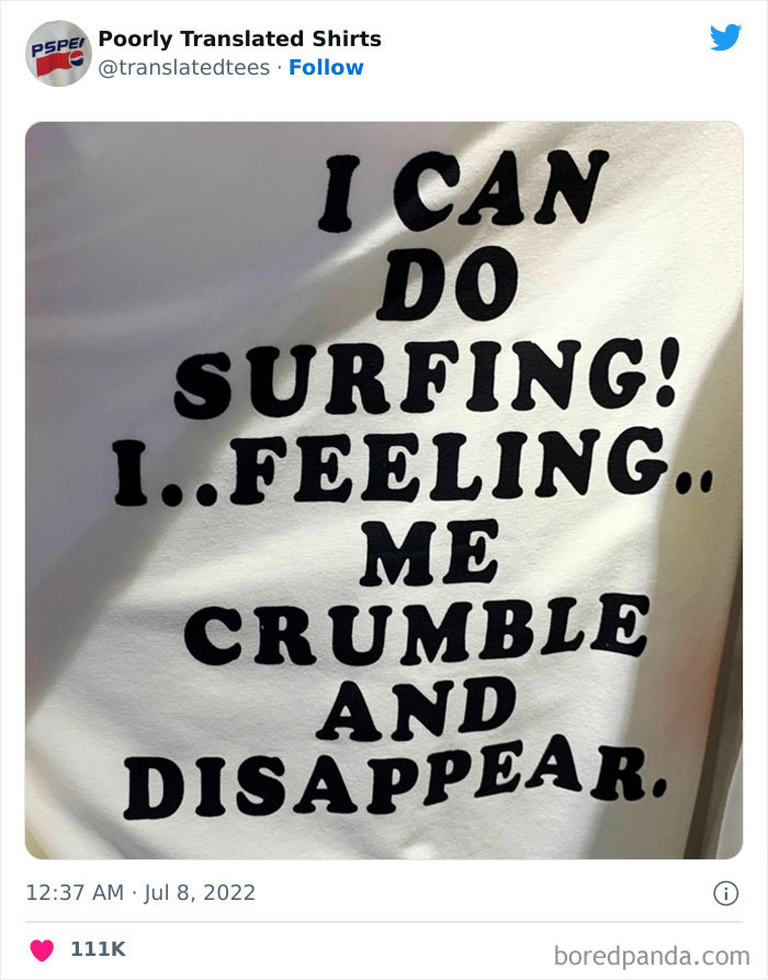 “Lost In Translation”: 40 Ridiculous And Funny English T-Shirts Found Across The World “Lost In Translation”: 40 Ridiculous And Funny English T-Shirts Found Across The World