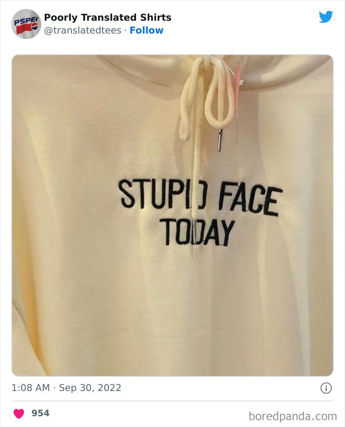 “Lost In Translation”: 40 Ridiculous And Funny English T-Shirts Found Across The World “Lost In Translation”: 40 Ridiculous And Funny English T-Shirts Found Across The World