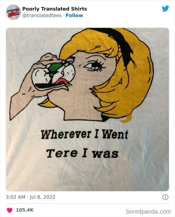 “Lost In Translation”: 40 Ridiculous And Funny English T-Shirts Found Across The World “Lost In Translation”: 40 Ridiculous And Funny English T-Shirts Found Across The World