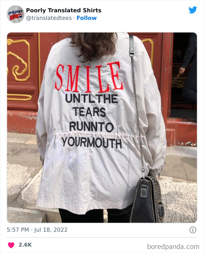 “Lost In Translation”: 40 Ridiculous And Funny English T-Shirts Found Across The World “Lost In Translation”: 40 Ridiculous And Funny English T-Shirts Found Across The World