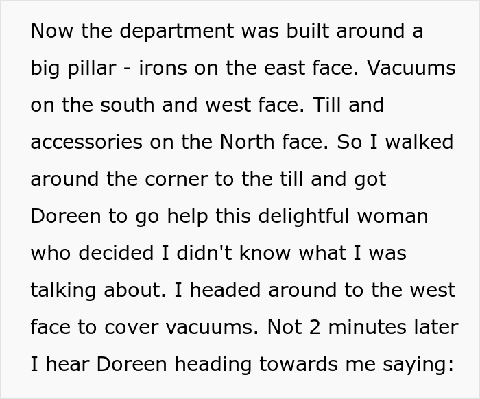 Man Maliciously Complies When Karen Asks For A Female Consultant Knowing She’ll Bring Her Back To Him As He Is The Real Expert Man Maliciously Complies When Karen Asks For A Female Consultant Knowing She’ll Bring Her Back To Him As He Is The Real Expert