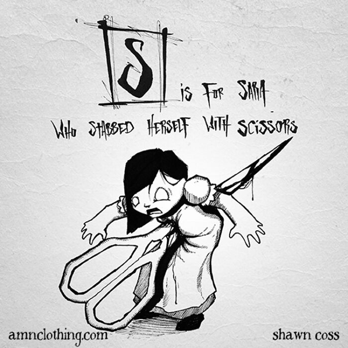 Inspired By Edward Gorey, I Created My Own Grim Version Of The Alphabet (26 Pics) Inspired By Edward Gorey, I Created My Own Grim Version Of The Alphabet (26 Pics)