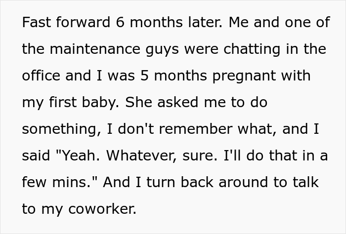 5 Months Pregnant Worker Exposes Her Problematic Boss’ Wish To Slap Her To Literally Everyone In The Workspace, Gets Her Fired 5 Months Pregnant Worker Exposes Her Problematic Boss’ Wish To Slap Her To Literally Everyone In The Workspace, Gets Her Fired