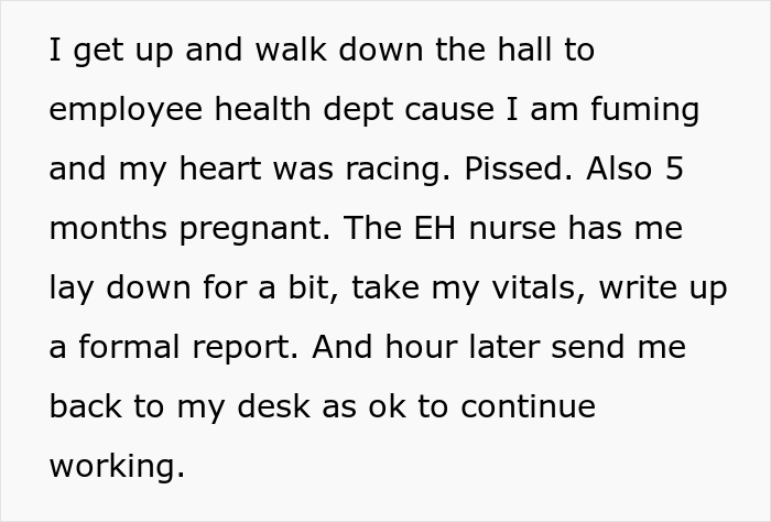 5 Months Pregnant Worker Exposes Her Problematic Boss’ Wish To Slap Her To Literally Everyone In The Workspace, Gets Her Fired 5 Months Pregnant Worker Exposes Her Problematic Boss’ Wish To Slap Her To Literally Everyone In The Workspace, Gets Her Fired