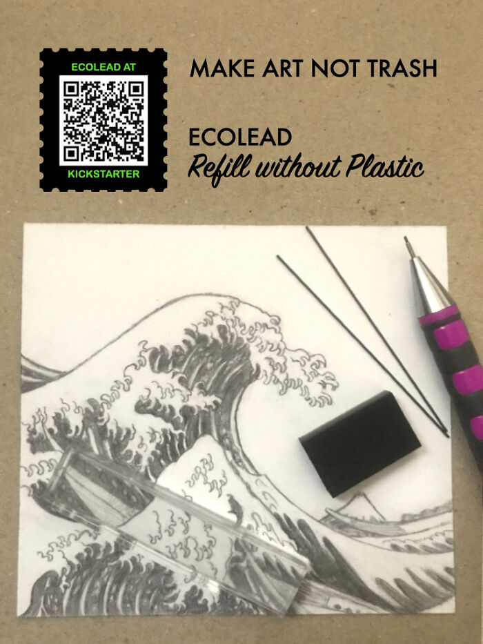 I Make Art To Highlight The Disposable Plastic Cases That Come With Lead Pencil Refills (12 Pics) I Make Art To Highlight The Disposable Plastic Cases That Come With Lead Pencil Refills (12 Pics)