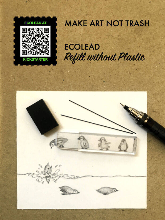 I Make Art To Highlight The Disposable Plastic Cases That Come With Lead Pencil Refills (12 Pics) I Make Art To Highlight The Disposable Plastic Cases That Come With Lead Pencil Refills (12 Pics)