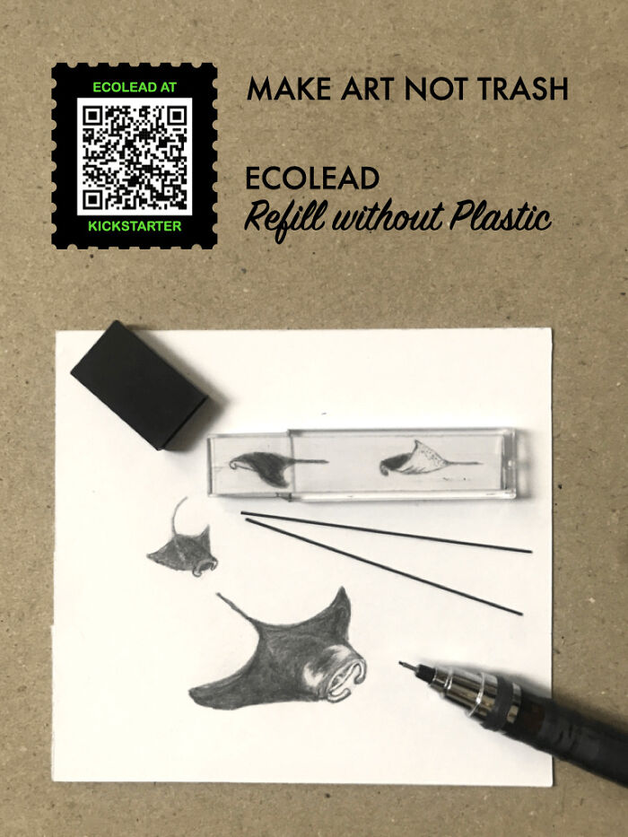 I Make Art To Highlight The Disposable Plastic Cases That Come With Lead Pencil Refills (12 Pics) I Make Art To Highlight The Disposable Plastic Cases That Come With Lead Pencil Refills (12 Pics)