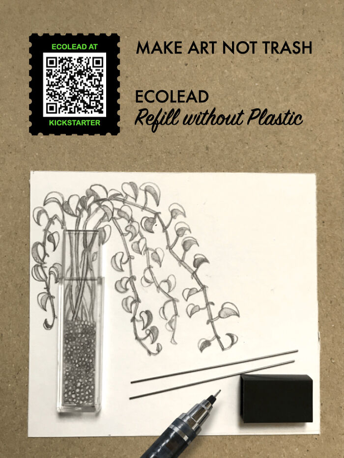 I Make Art To Highlight The Disposable Plastic Cases That Come With Lead Pencil Refills (12 Pics) I Make Art To Highlight The Disposable Plastic Cases That Come With Lead Pencil Refills (12 Pics)