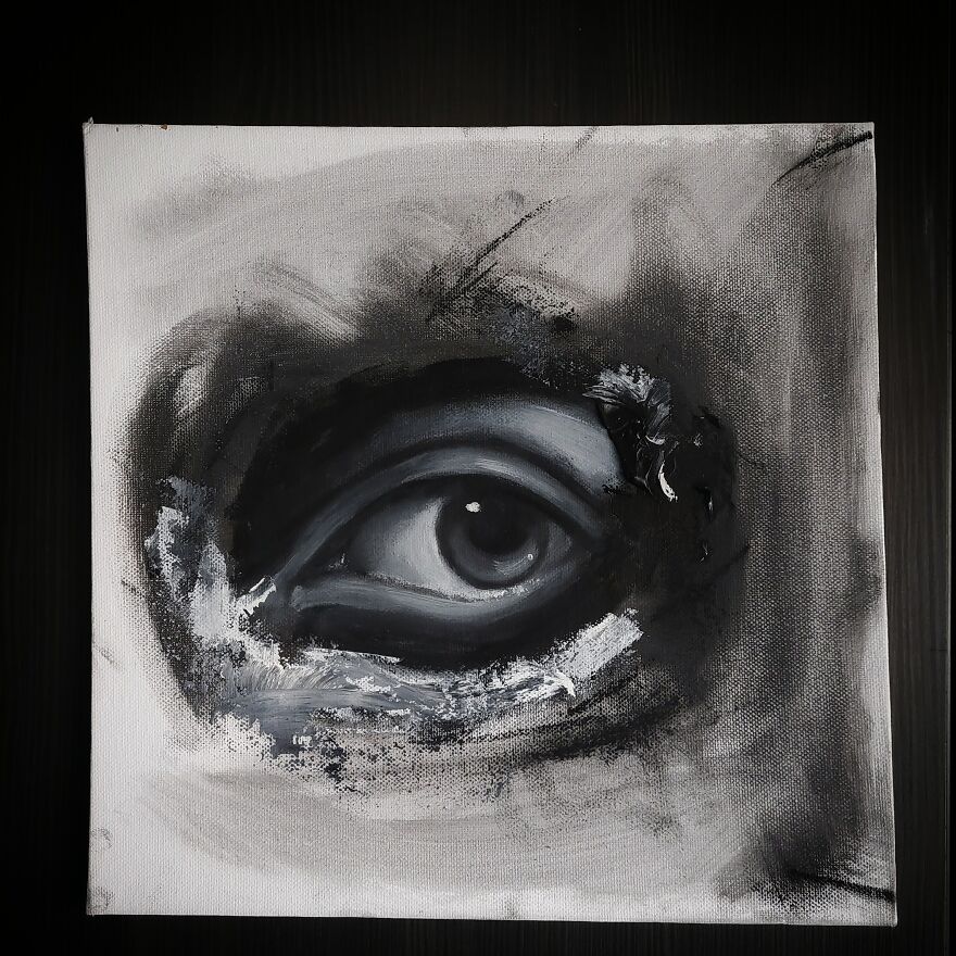 I Started Painting Eyes With Every Migraine, And Here’s The Result (9 Pics) I Started Painting Eyes With Every Migraine, And Here’s The Result (9 Pics)