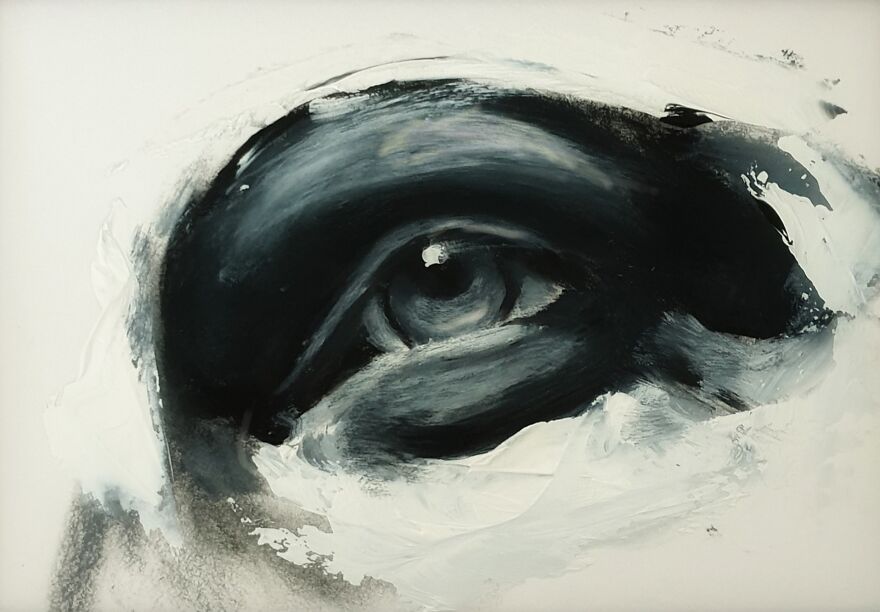 I Started Painting Eyes With Every Migraine, And Here’s The Result (9 Pics) I Started Painting Eyes With Every Migraine, And Here’s The Result (9 Pics)