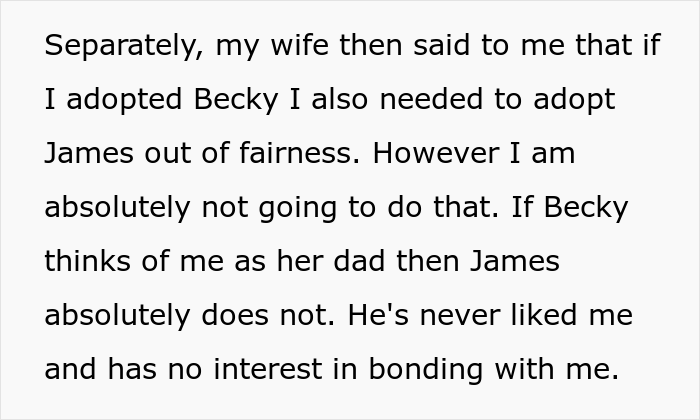 Wife Is Furious After Husband Says He Only Wants To Adopt One Of Her Two Children, But The Internet Supports Him Wife Is Furious After Husband Says He Only Wants To Adopt One Of Her Two Children, But The Internet Supports Him
