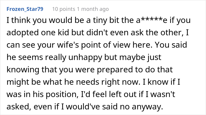 Wife Is Furious After Husband Says He Only Wants To Adopt One Of Her Two Children, But The Internet Supports Him Wife Is Furious After Husband Says He Only Wants To Adopt One Of Her Two Children, But The Internet Supports Him