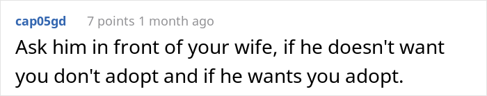 Wife Is Furious After Husband Says He Only Wants To Adopt One Of Her Two Children, But The Internet Supports Him Wife Is Furious After Husband Says He Only Wants To Adopt One Of Her Two Children, But The Internet Supports Him