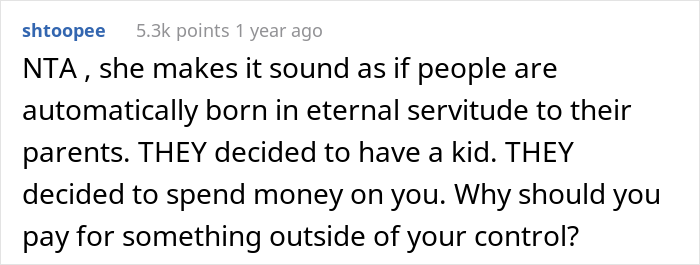 Mom Thinks Her Daughter Should Support Her Financially As She Did For Her As A Child, The Internet Disagrees Mom Thinks Her Daughter Should Support Her Financially As She Did For Her As A Child, The Internet Disagrees