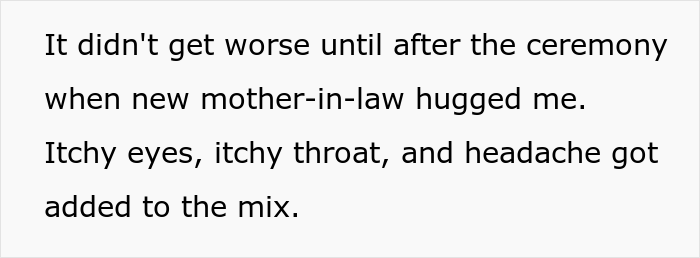 “Am I The Jerk For Asking My MIL To Leave Our Wedding Because Her Perfume Was Bothering Me?” “Am I The Jerk For Asking My MIL To Leave Our Wedding Because Her Perfume Was Bothering Me?”