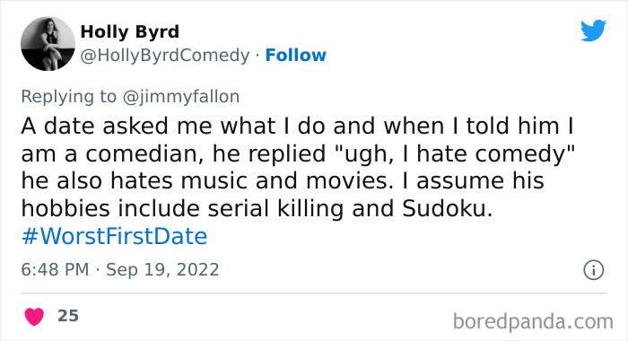 30 Of The Worst First Date Stories People Shared For Jimmy Fallon’s Hashtag Challenge 30 Of The Worst First Date Stories People Shared For Jimmy Fallon’s Hashtag Challenge