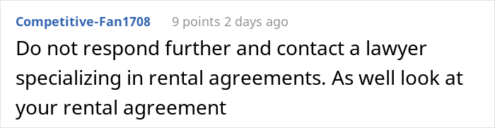 Landlord Keeps Annoying This Tenant After They Refused To Pay $30 Extra A Month For Staying At Home On Weekends Landlord Keeps Annoying This Tenant After They Refused To Pay $30 Extra A Month For Staying At Home On Weekends