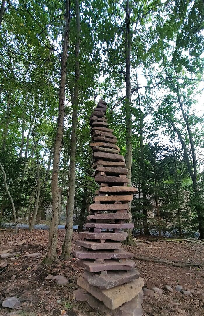 I Built A 9′ Tall Rock Cairn In Noodle Style (6 Pics) I Built A 9′ Tall Rock Cairn In Noodle Style (6 Pics)