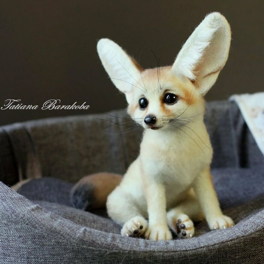 41 Miniature Animal Sculptures From Wool Made By This Artist 41 Miniature Animal Sculptures From Wool Made By This Artist