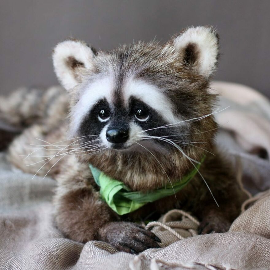 41 Miniature Animal Sculptures From Wool Made By This Artist 41 Miniature Animal Sculptures From Wool Made By This Artist