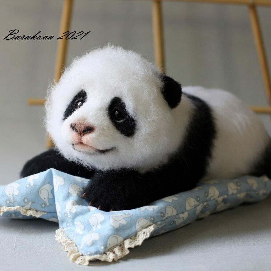 41 Miniature Animal Sculptures From Wool Made By This Artist 41 Miniature Animal Sculptures From Wool Made By This Artist