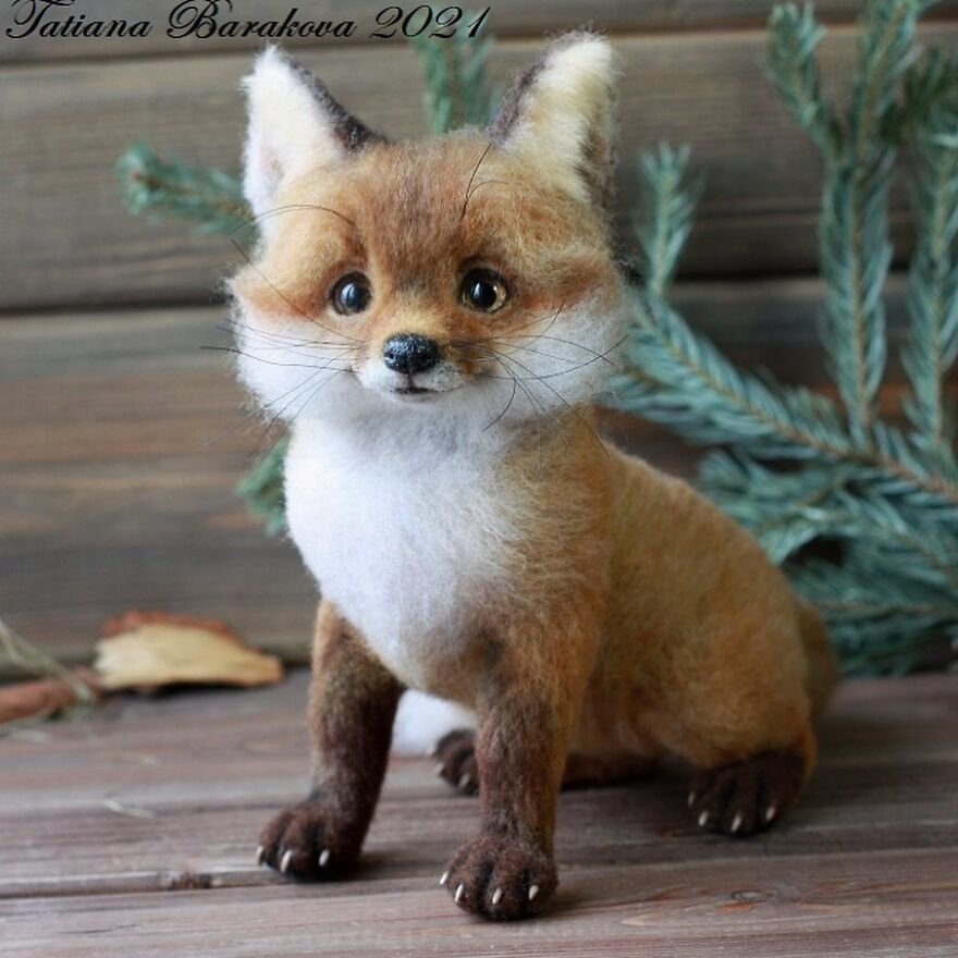 41 Miniature Animal Sculptures From Wool Made By This Artist 41 Miniature Animal Sculptures From Wool Made By This Artist