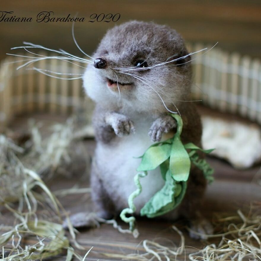 41 Miniature Animal Sculptures From Wool Made By This Artist 41 Miniature Animal Sculptures From Wool Made By This Artist