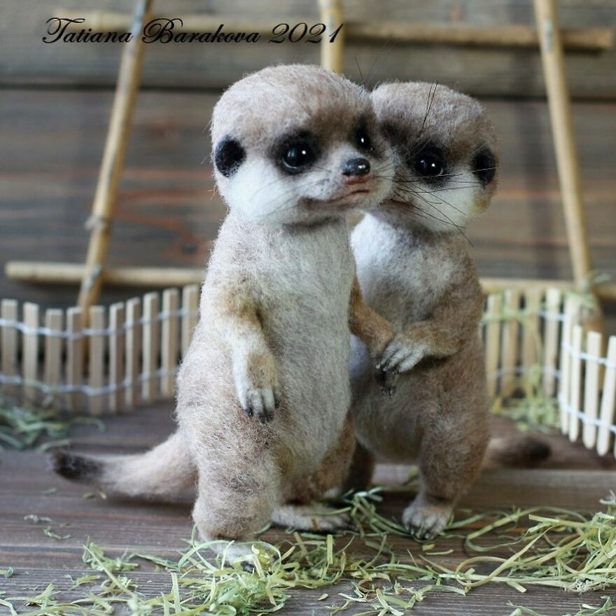 41 Miniature Animal Sculptures From Wool Made By This Artist 41 Miniature Animal Sculptures From Wool Made By This Artist