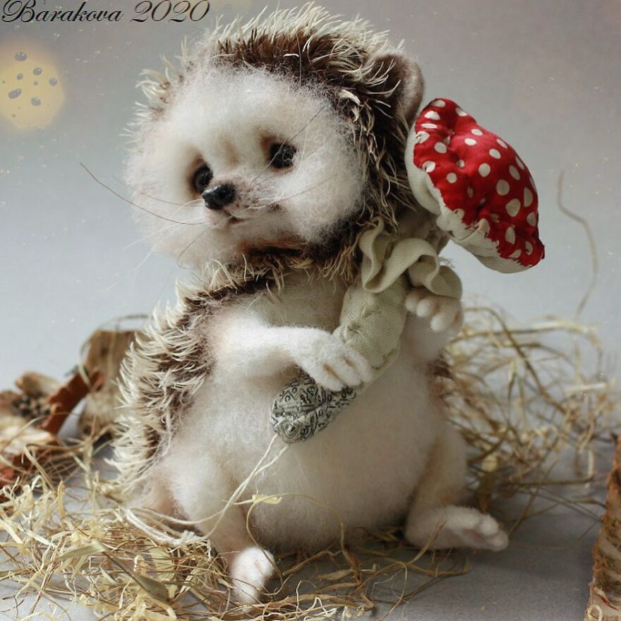 41 Miniature Animal Sculptures From Wool Made By This Artist 41 Miniature Animal Sculptures From Wool Made By This Artist