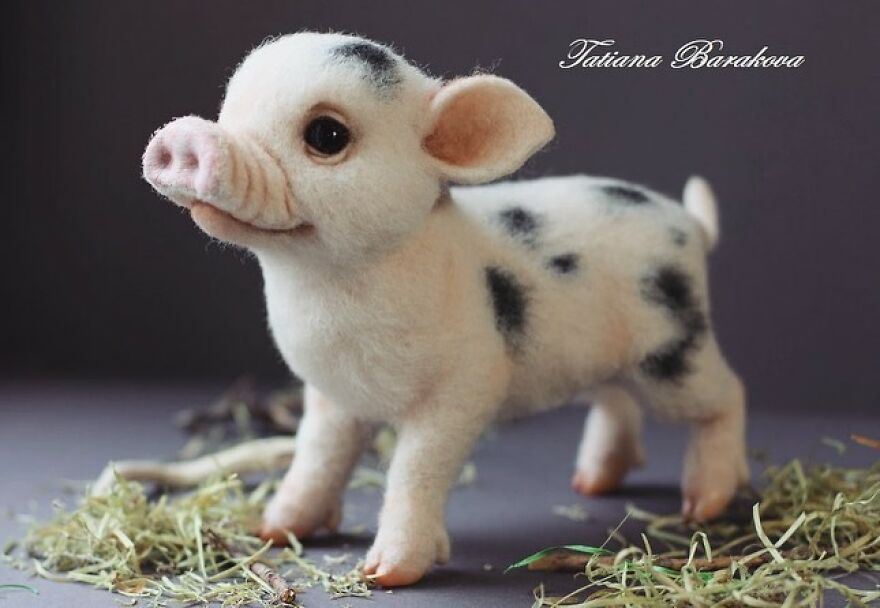 41 Miniature Animal Sculptures From Wool Made By This Artist 41 Miniature Animal Sculptures From Wool Made By This Artist