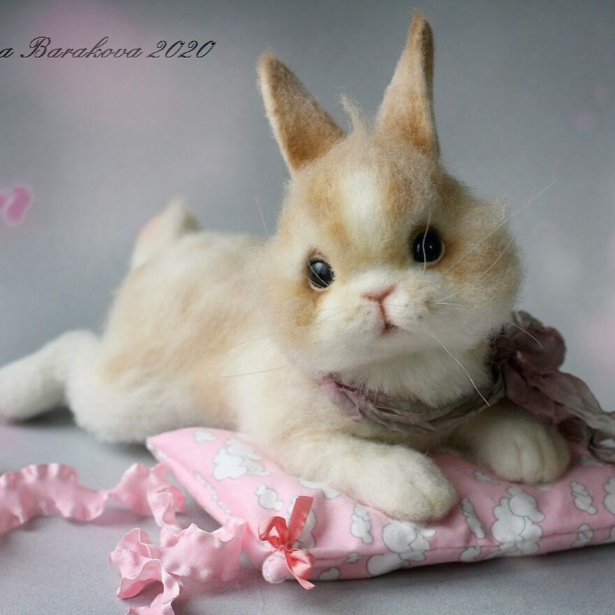 41 Miniature Animal Sculptures From Wool Made By This Artist 41 Miniature Animal Sculptures From Wool Made By This Artist