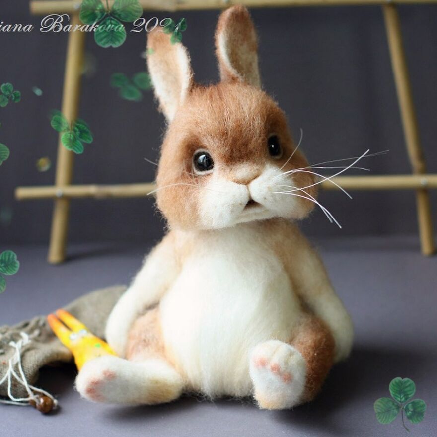 41 Miniature Animal Sculptures From Wool Made By This Artist 41 Miniature Animal Sculptures From Wool Made By This Artist