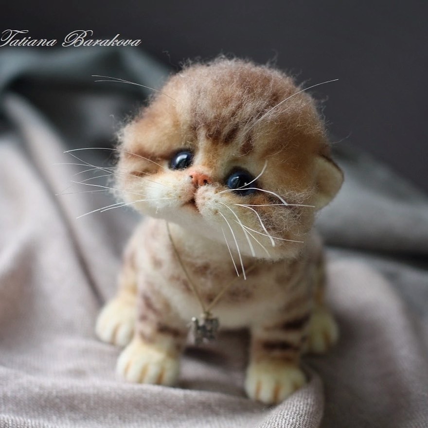 41 Miniature Animal Sculptures From Wool Made By This Artist 41 Miniature Animal Sculptures From Wool Made By This Artist