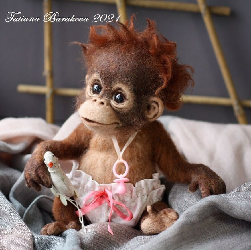 41 Miniature Animal Sculptures From Wool Made By This Artist 41 Miniature Animal Sculptures From Wool Made By This Artist