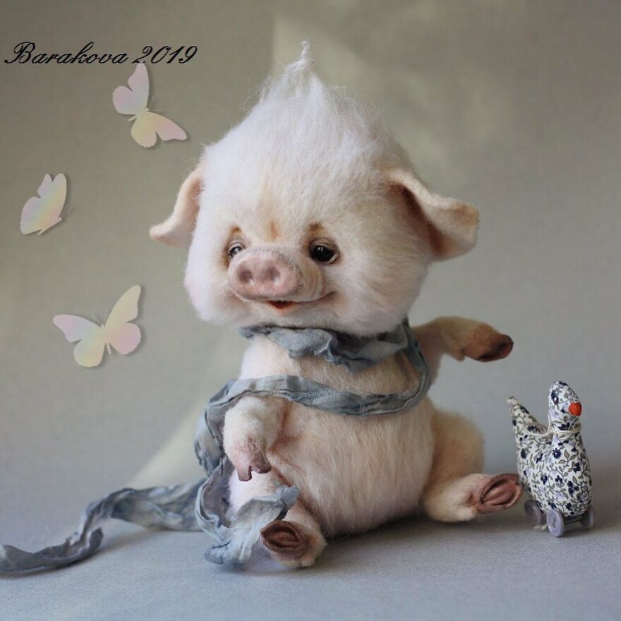 41 Miniature Animal Sculptures From Wool Made By This Artist 41 Miniature Animal Sculptures From Wool Made By This Artist