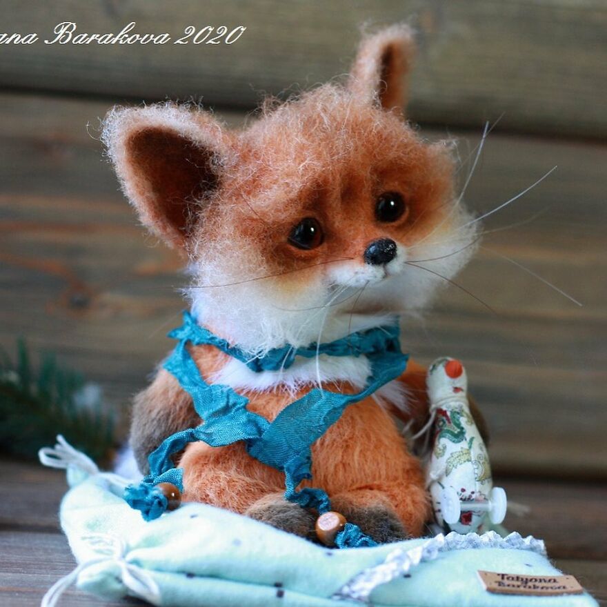 41 Miniature Animal Sculptures From Wool Made By This Artist 41 Miniature Animal Sculptures From Wool Made By This Artist