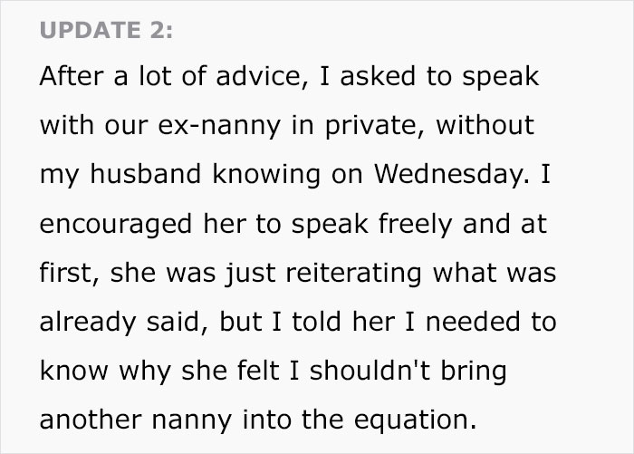 Mom Is Embarrassed After Nanny Quits Because She “Couldn’t Be Around My Husband Another Day” Mom Is Embarrassed After Nanny Quits Because She “Couldn’t Be Around My Husband Another Day”