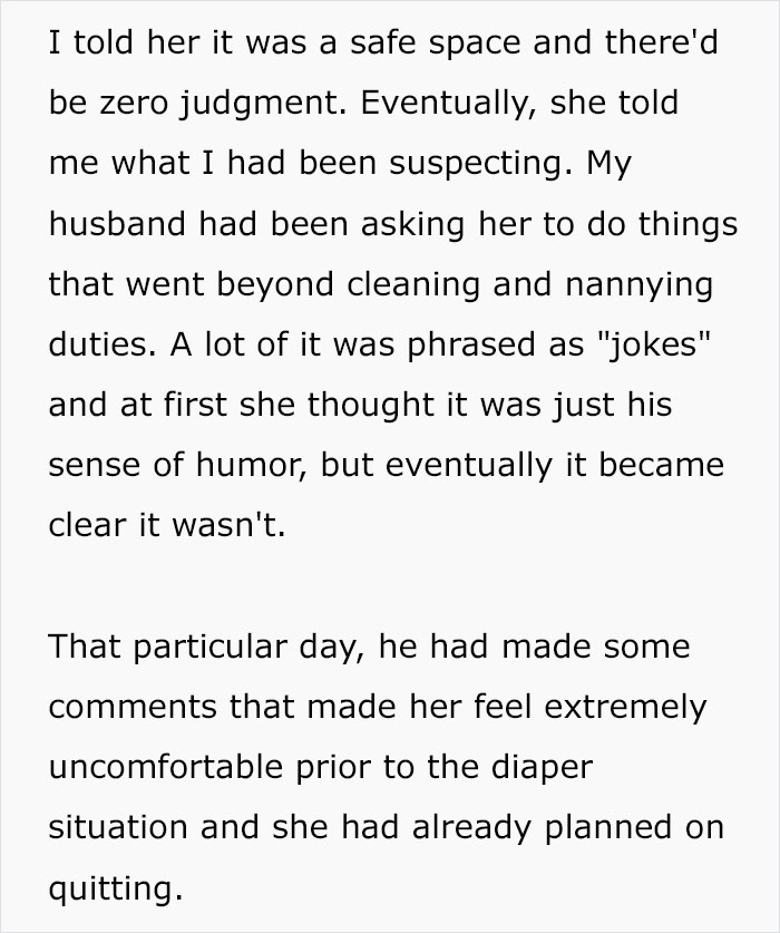 Mom Is Embarrassed After Nanny Quits Because She “Couldn’t Be Around My Husband Another Day” Mom Is Embarrassed After Nanny Quits Because She “Couldn’t Be Around My Husband Another Day”