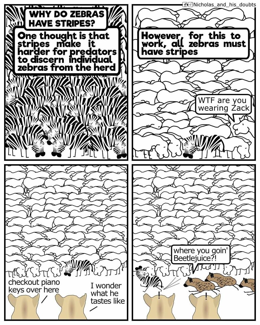 Artist Made These 31 Hilariously Absurd Comics With Ridiculously Unexpected Twists Artist Made These 31 Hilariously Absurd Comics With Ridiculously Unexpected Twists