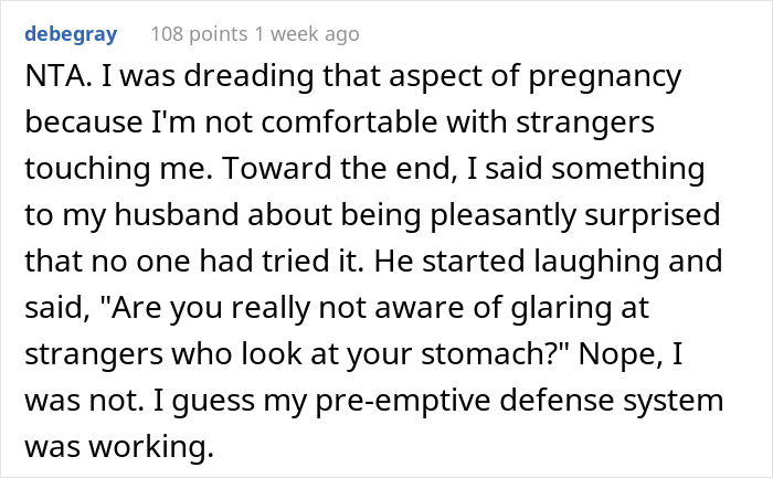 MIL Won’t Stop Touching Mom-To-Be’s Belly Despite Knowing That It Triggers Her, Gets Publicly Embarrassed MIL Won’t Stop Touching Mom-To-Be’s Belly Despite Knowing That It Triggers Her, Gets Publicly Embarrassed