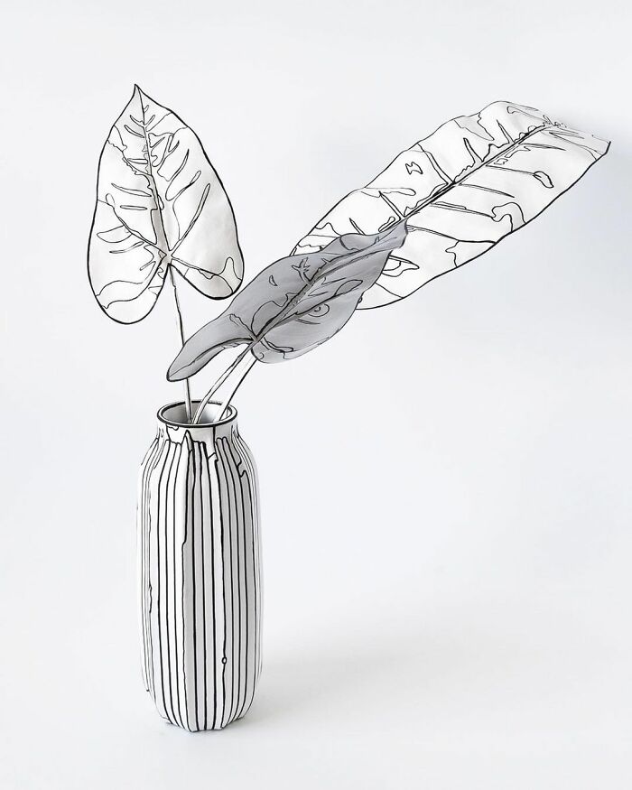 Artist Paints Home Interior In An Unusual Way To Create A 2D Illusion, And Here Are 33 Pictures Of Her Work Artist Paints Home Interior In An Unusual Way To Create A 2D Illusion, And Here Are 33 Pictures Of Her Work