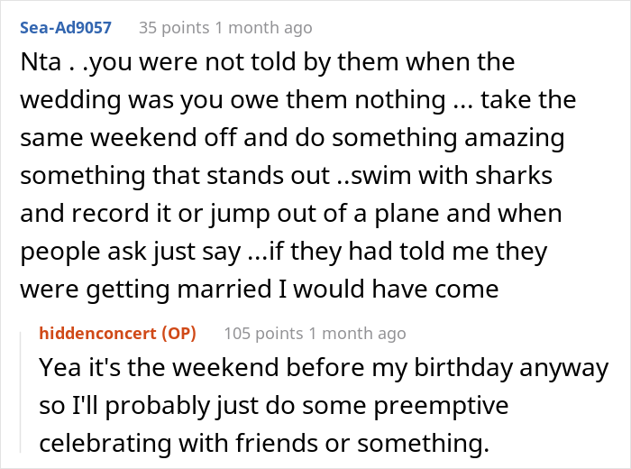 “Would I Be The [Jerk] For Not Sending A Gift For A Wedding I Wasn’t Invited To?”